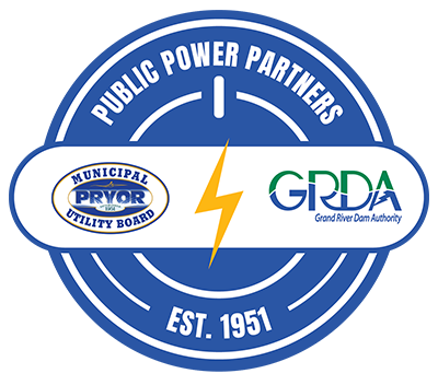 Pryor and GRDA logo