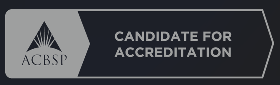 ACSBP Candidate for Accreditation logo