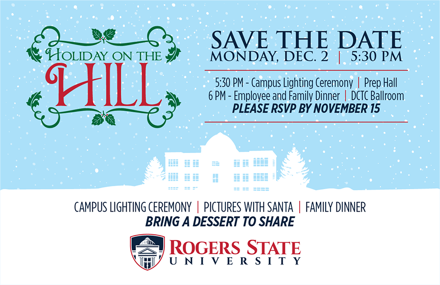 holiday on the hill invitation