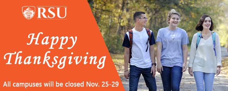 Happy Thanksgiving. All campuses closed nov. 25-29