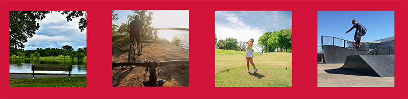 collage of people enjoying outdoor activities