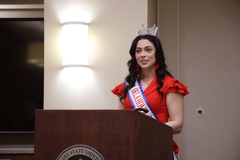 RSU graduate student and Miss Oklahoma Collegiate Seyton Thomas.